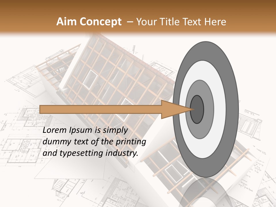 Architecture Draw Flat PowerPoint Template