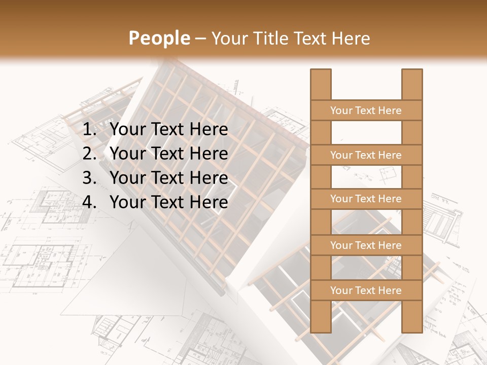 Architecture Draw Flat PowerPoint Template