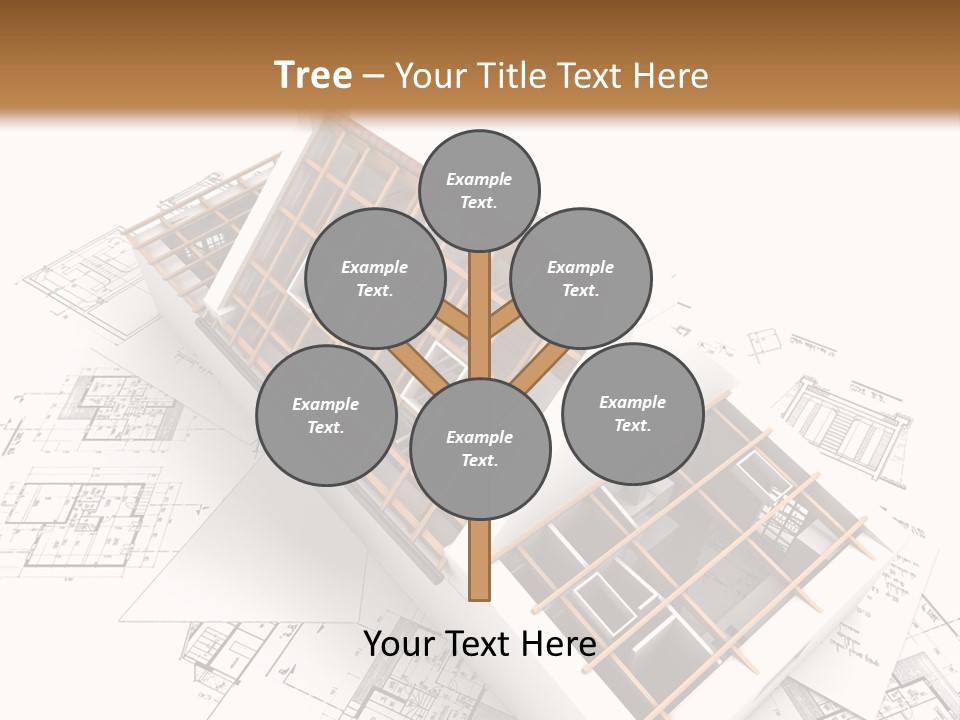 Architecture Draw Flat PowerPoint Template