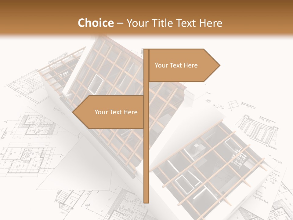 Architecture Draw Flat PowerPoint Template