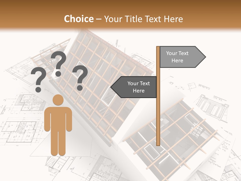 Architecture Draw Flat PowerPoint Template