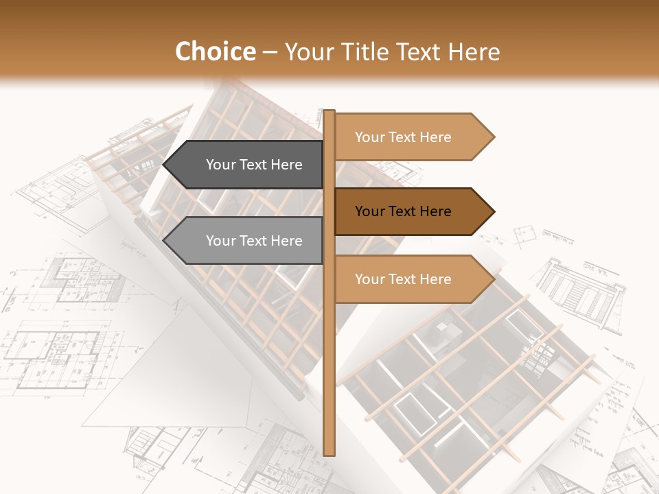 Architecture Draw Flat PowerPoint Template