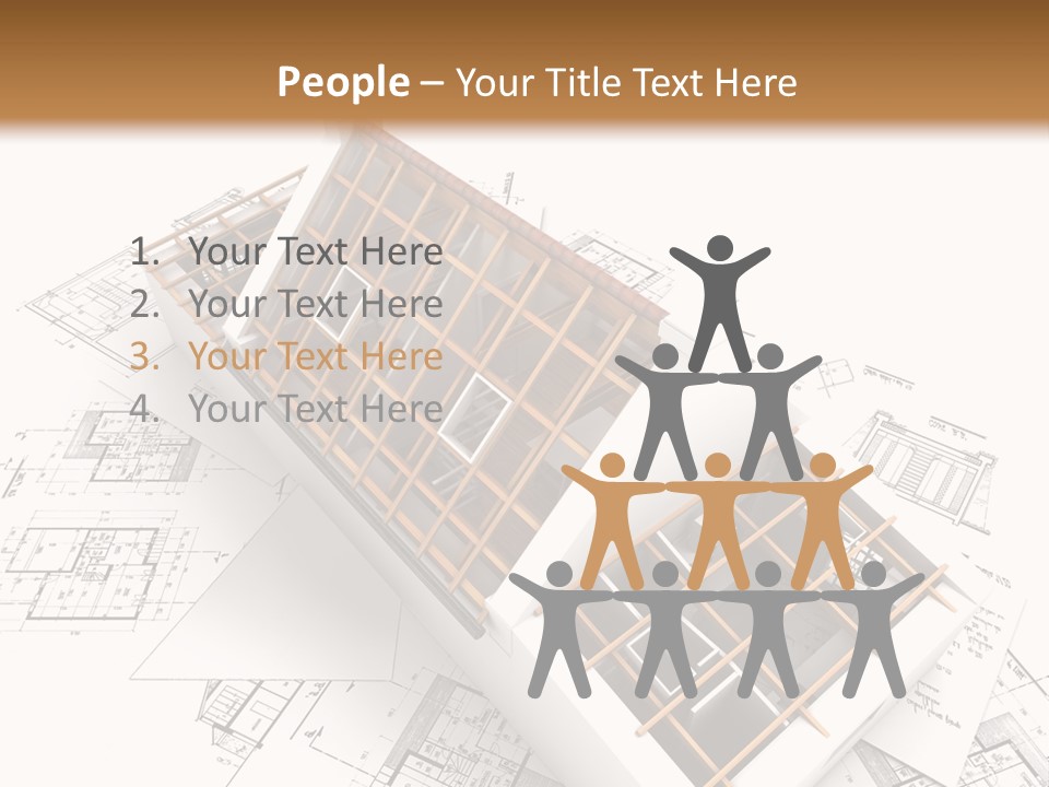 Architecture Draw Flat PowerPoint Template