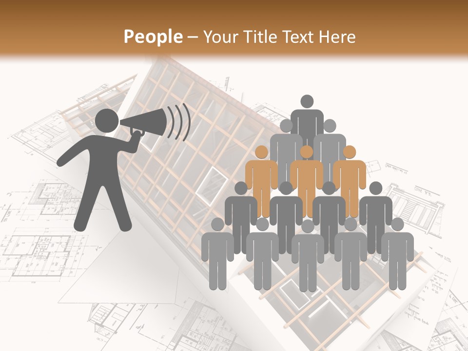 Architecture Draw Flat PowerPoint Template