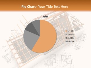 Pencil Building Framework PowerPoint Template