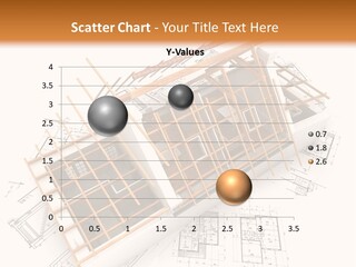 Pencil Building Framework PowerPoint Template