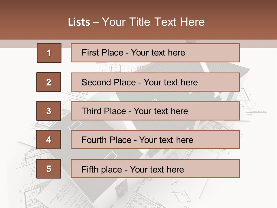 Architecture Study Pencil PowerPoint Template