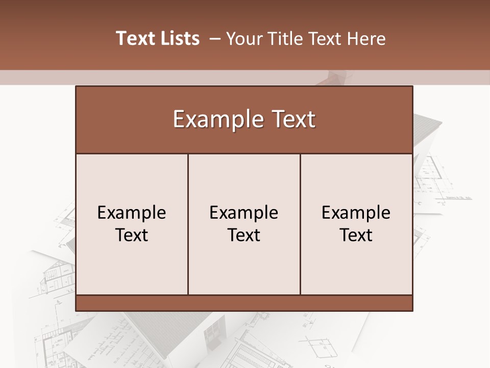 Architecture Study Pencil PowerPoint Template