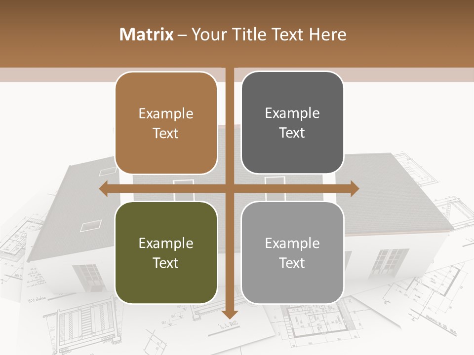 Family Roof Property PowerPoint Template