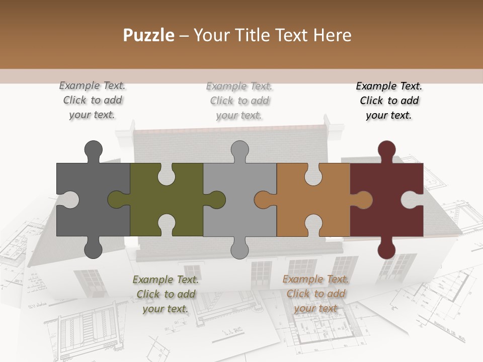 Family Roof Property PowerPoint Template