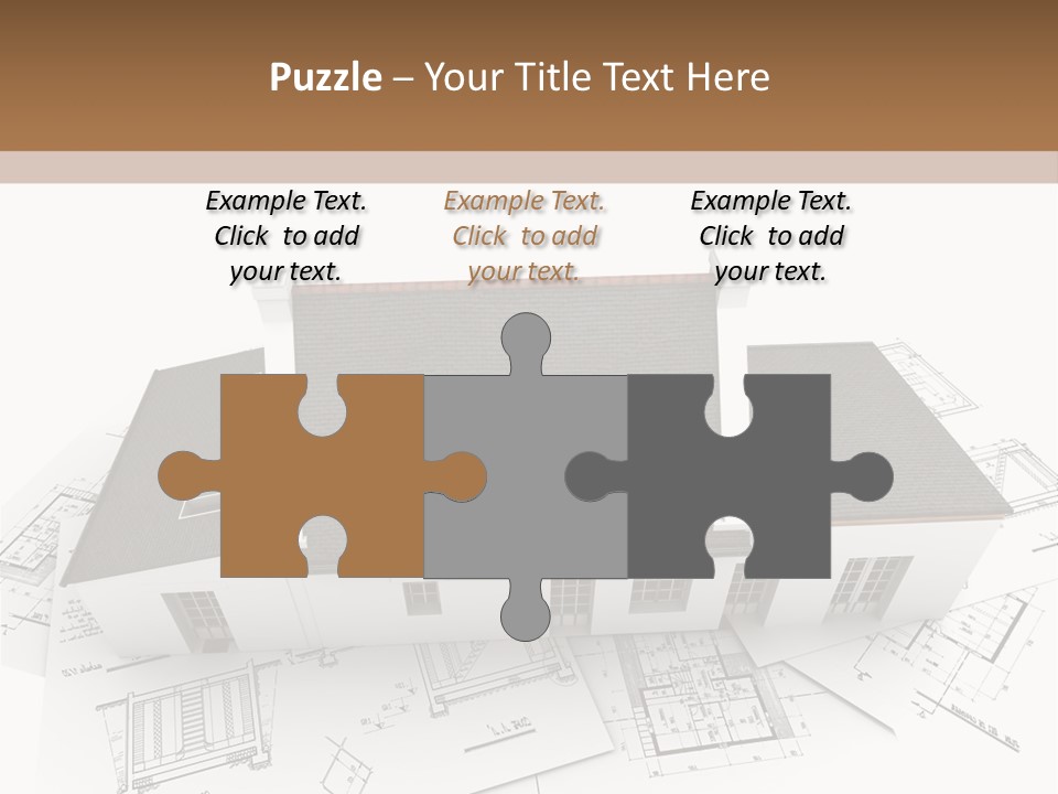 Family Roof Property PowerPoint Template