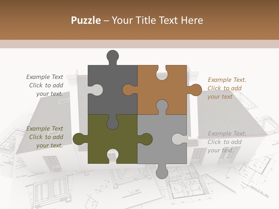 Family Roof Property PowerPoint Template