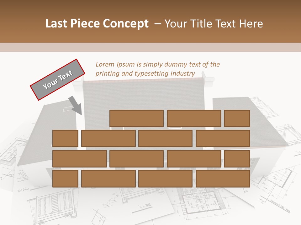 Family Roof Property PowerPoint Template