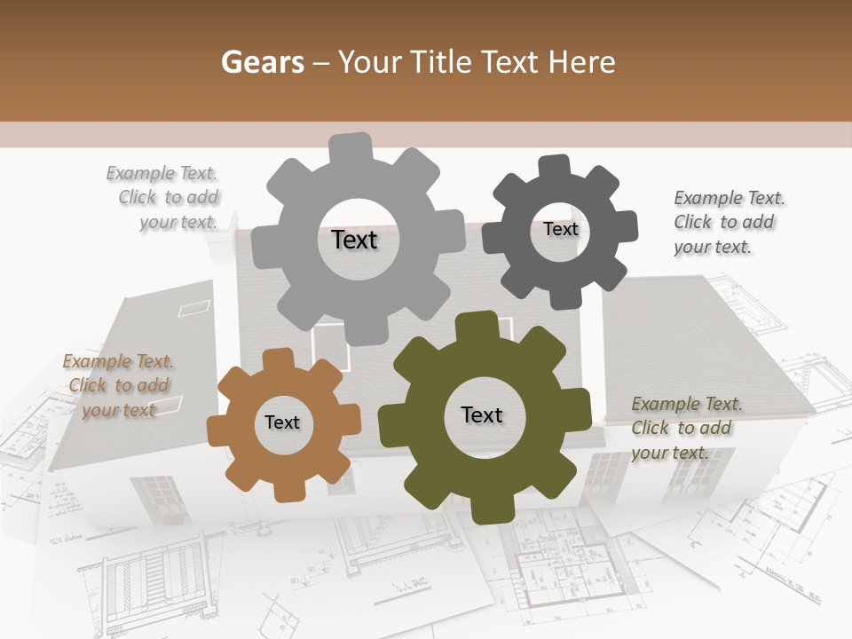 Family Roof Property PowerPoint Template