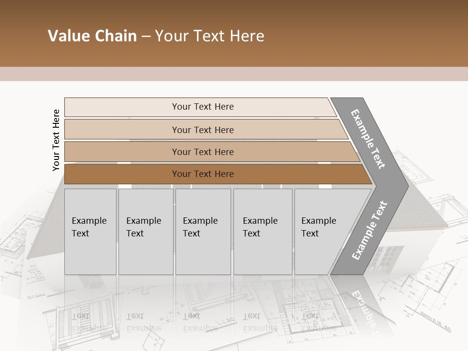 Family Roof Property PowerPoint Template