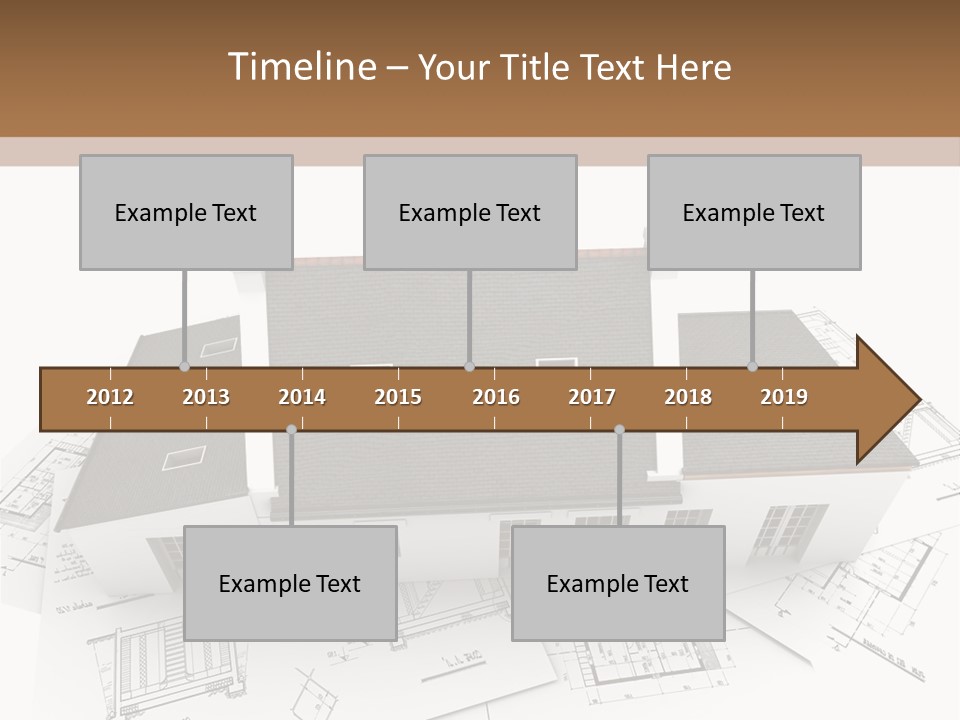 Family Roof Property PowerPoint Template