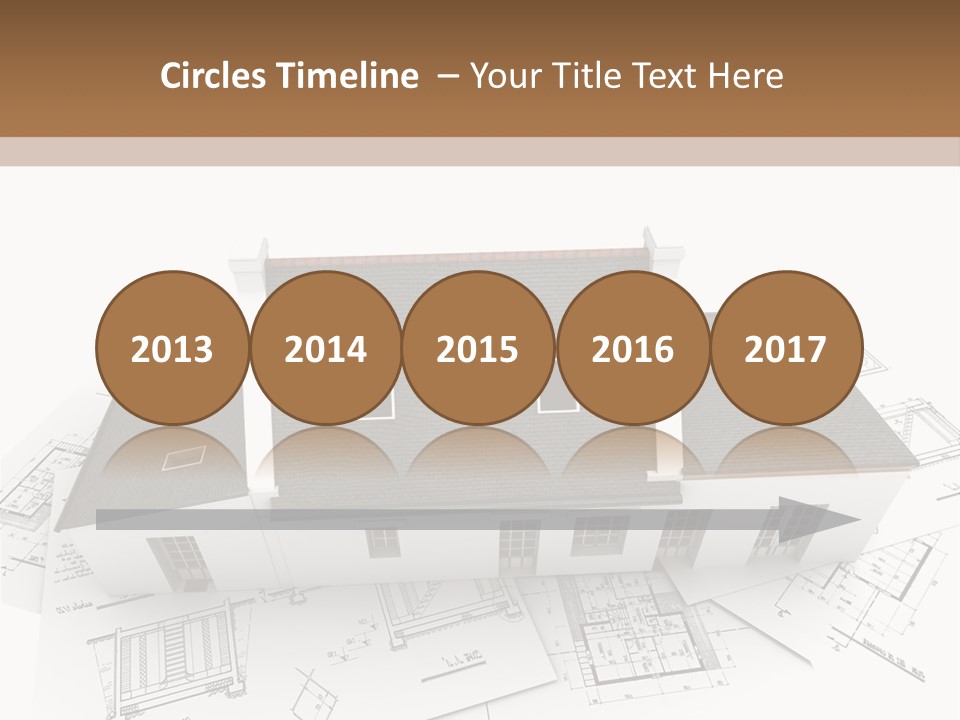 Family Roof Property PowerPoint Template