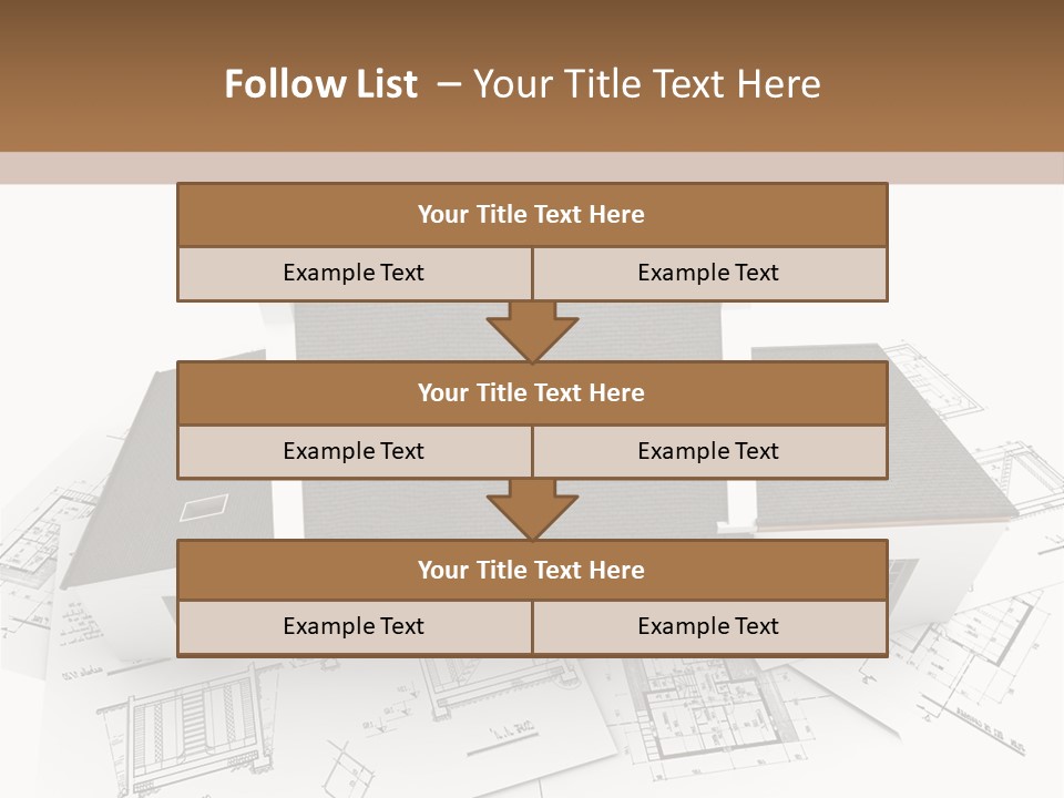 Family Roof Property PowerPoint Template