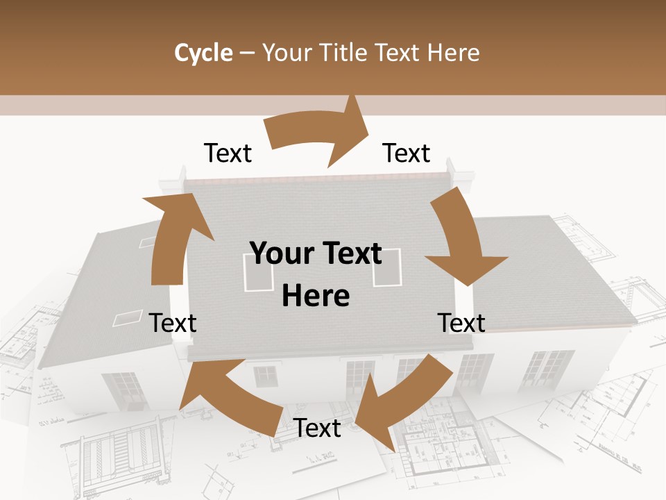 Family Roof Property PowerPoint Template