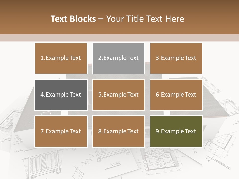 Family Roof Property PowerPoint Template