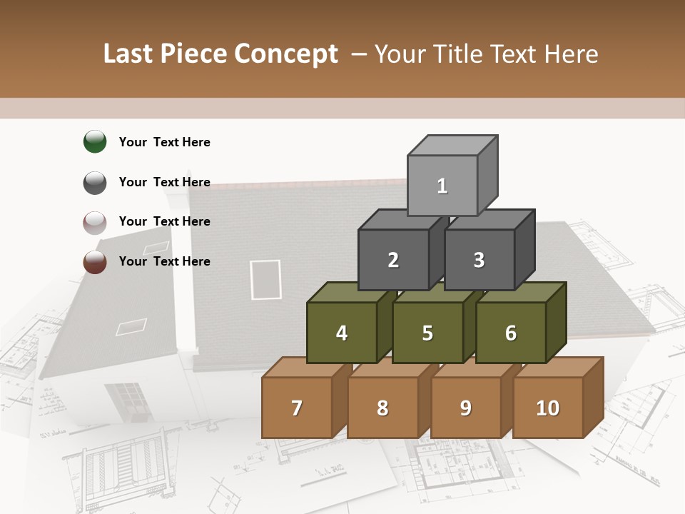 Family Roof Property PowerPoint Template