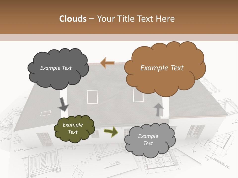 Family Roof Property PowerPoint Template