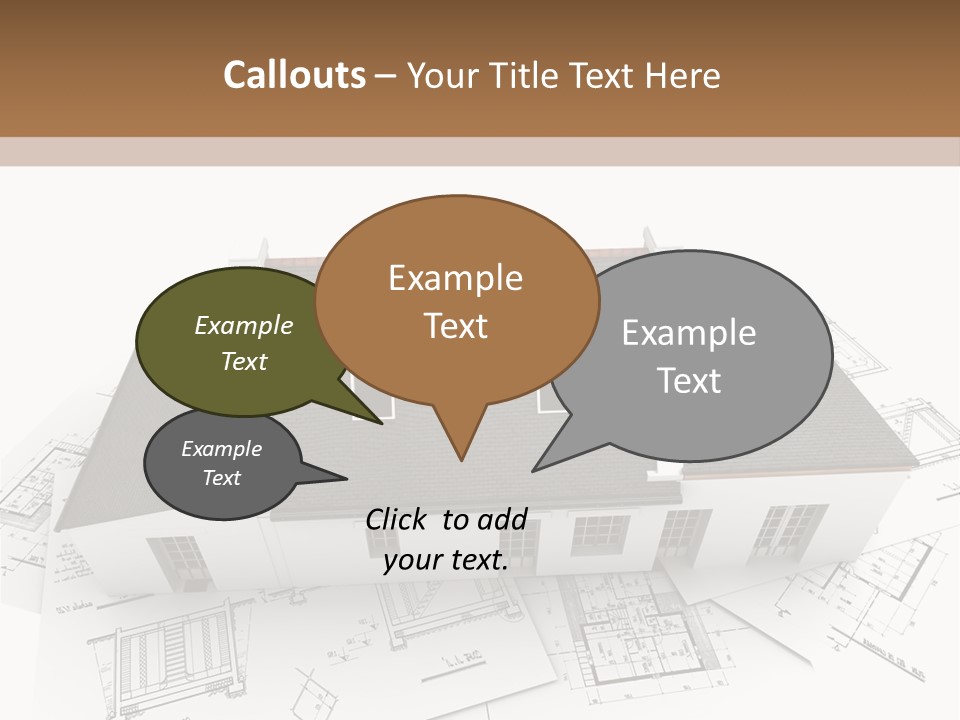Family Roof Property PowerPoint Template