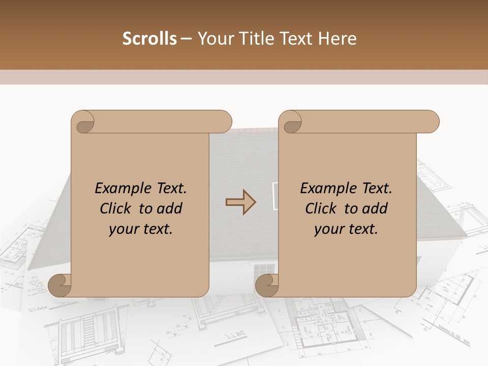 Family Roof Property PowerPoint Template