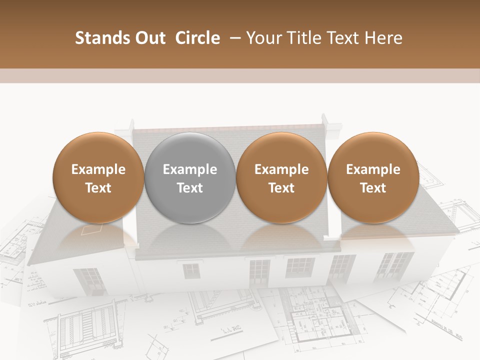 Family Roof Property PowerPoint Template
