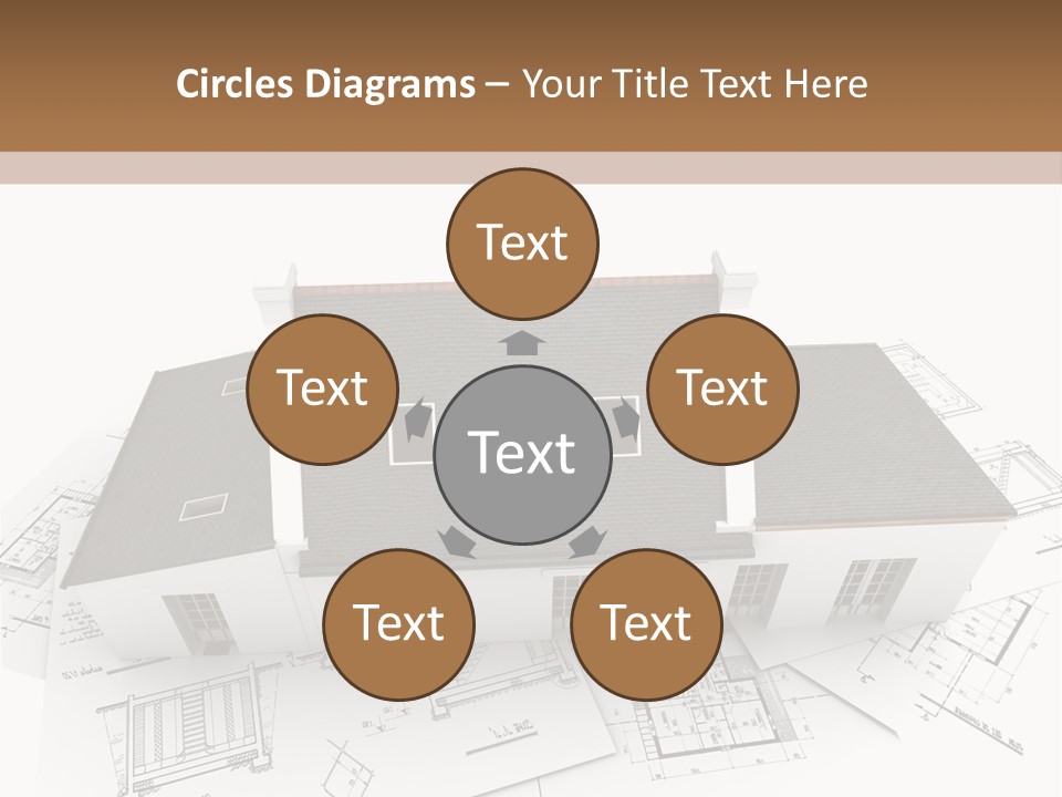 Family Roof Property PowerPoint Template