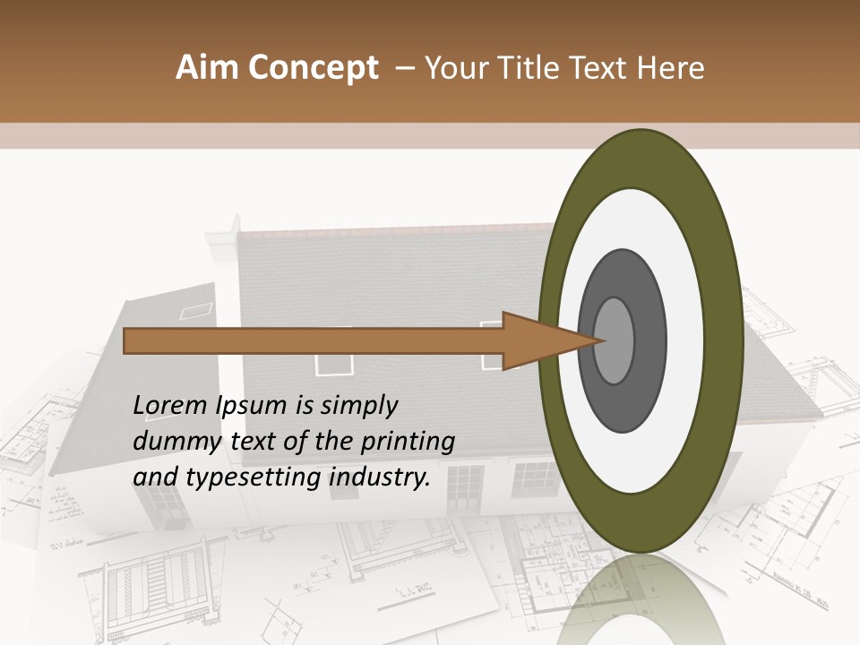 Family Roof Property PowerPoint Template