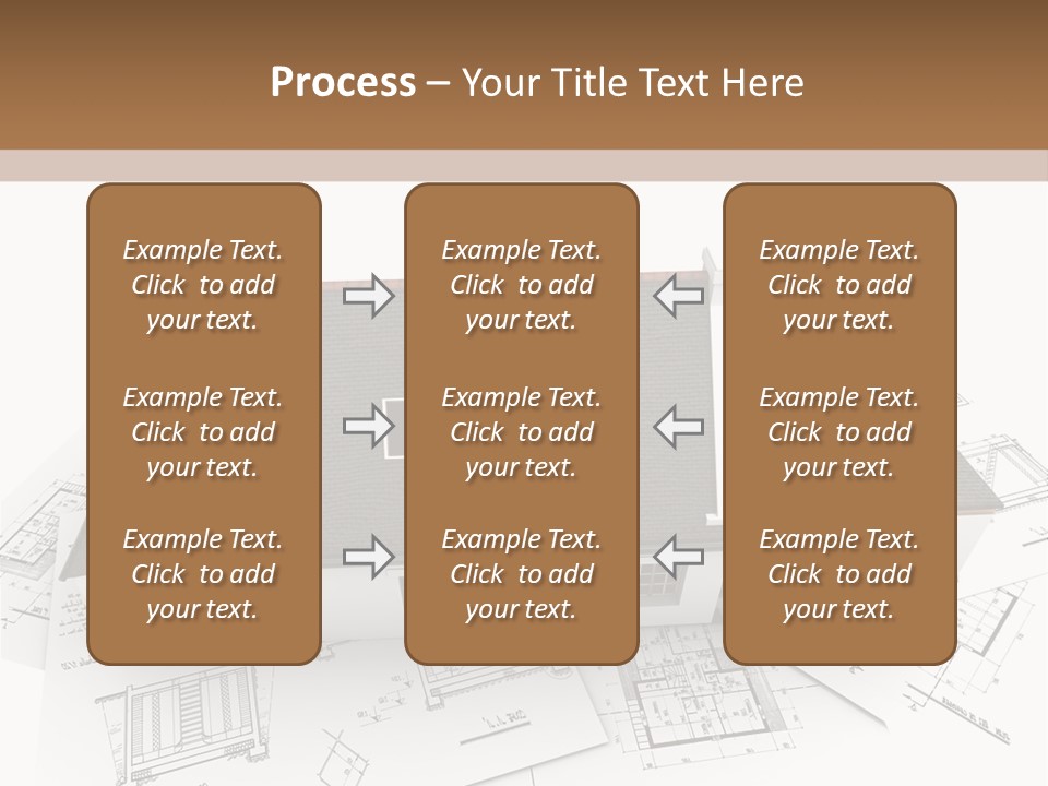 Family Roof Property PowerPoint Template
