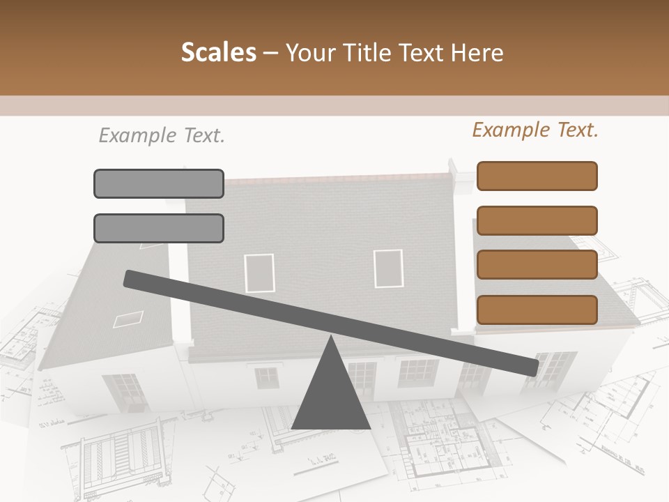 Family Roof Property PowerPoint Template