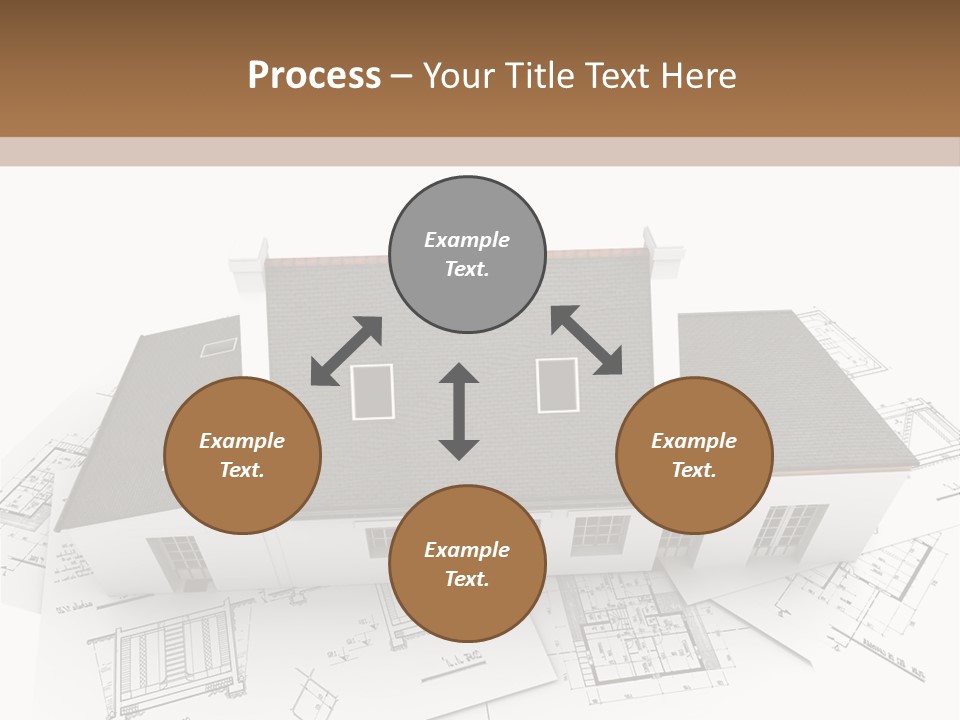 Family Roof Property PowerPoint Template