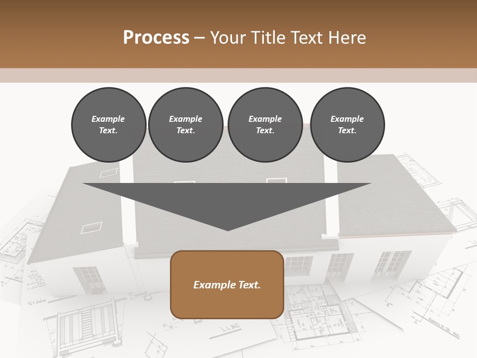 Family Roof Property PowerPoint Template