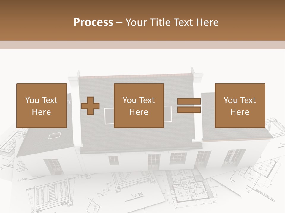 Family Roof Property PowerPoint Template