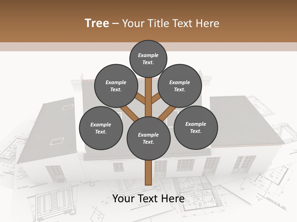 Family Roof Property PowerPoint Template