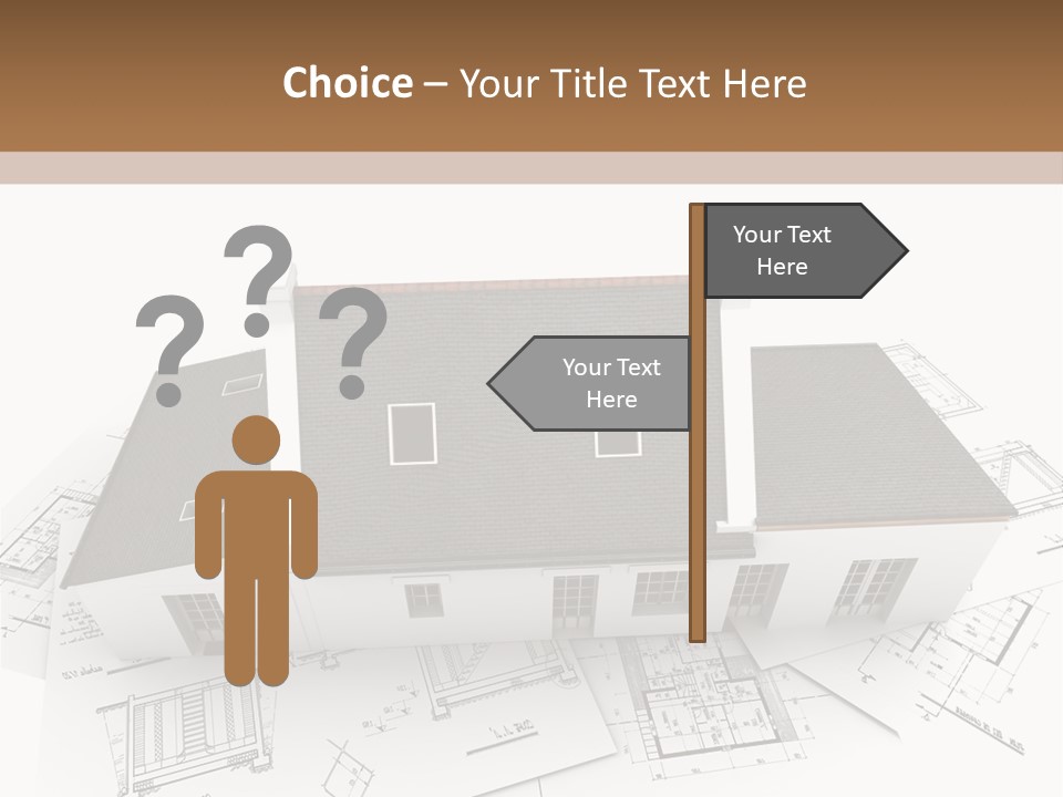 Family Roof Property PowerPoint Template