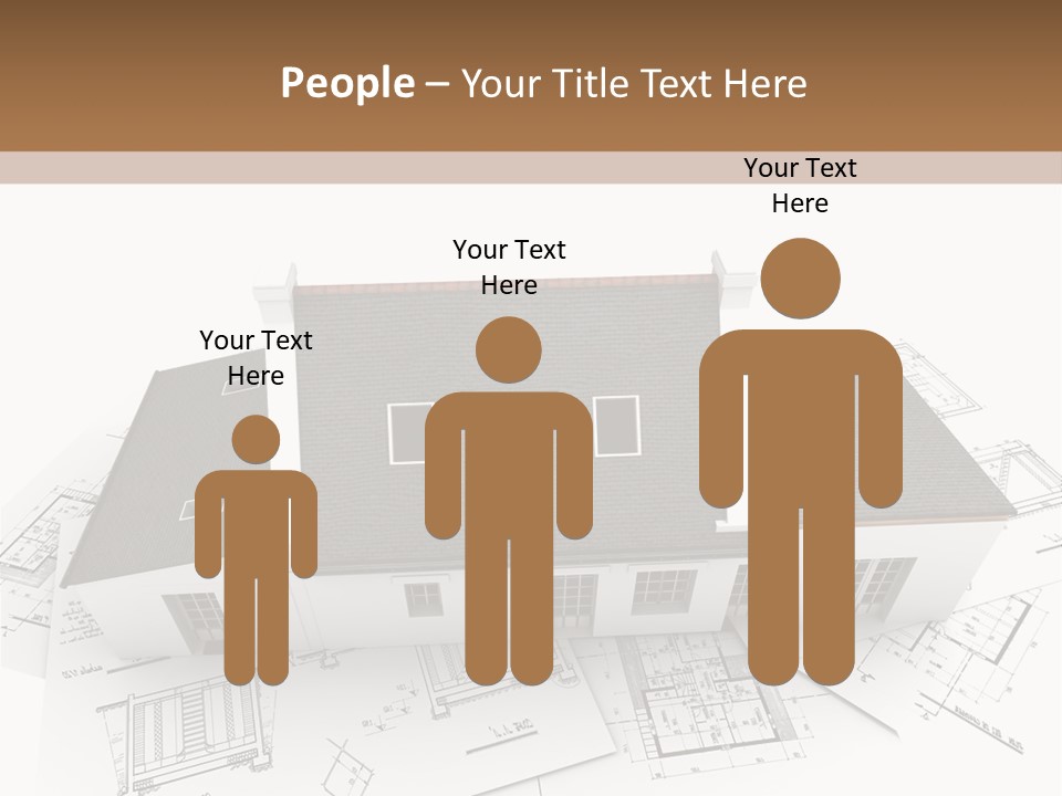 Family Roof Property PowerPoint Template