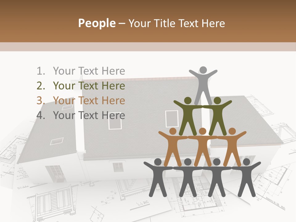 Family Roof Property PowerPoint Template