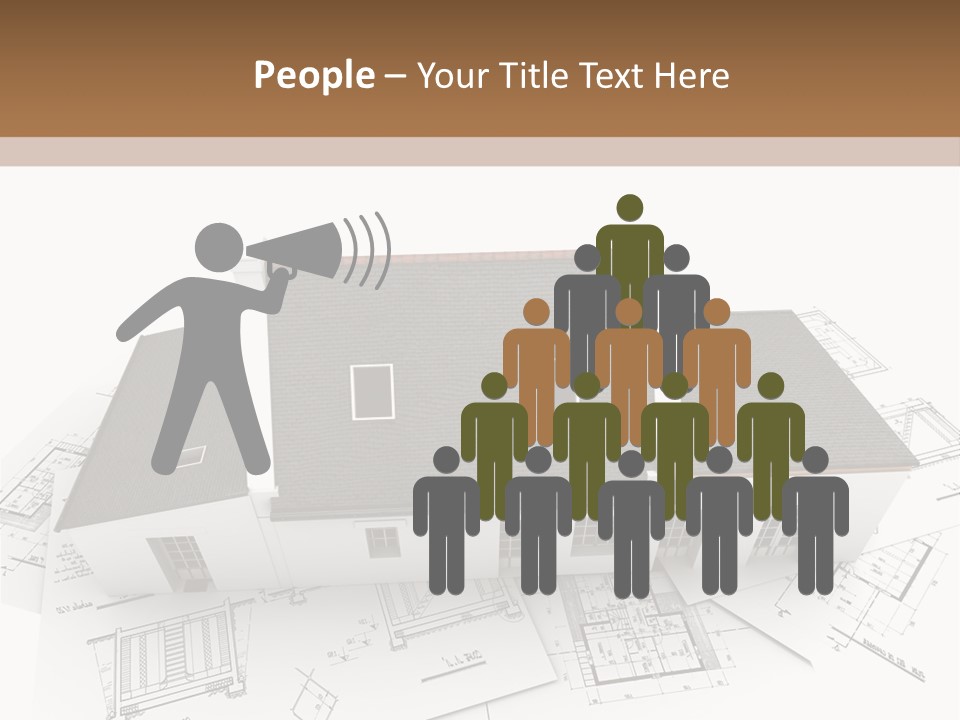 Family Roof Property PowerPoint Template