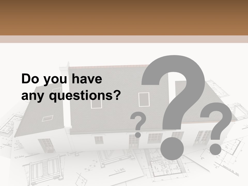 Family Roof Property PowerPoint Template