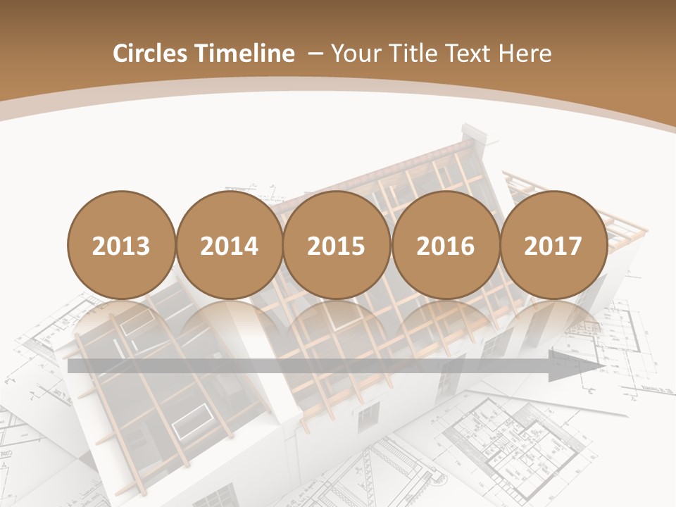 Architecture Plan Domicile PowerPoint Template