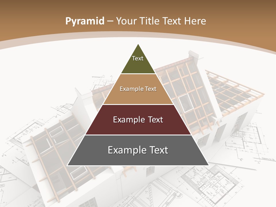 Architecture Plan Domicile PowerPoint Template