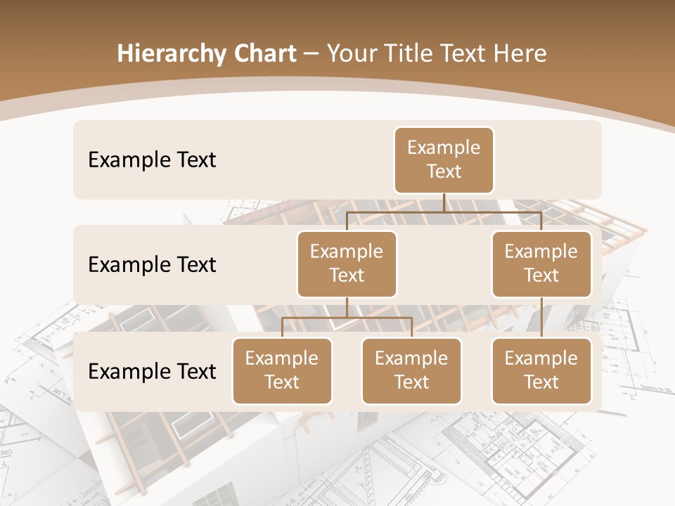 Architecture Plan Domicile PowerPoint Template