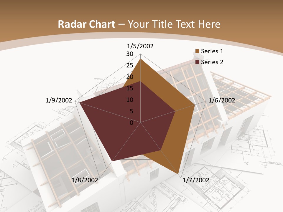 Architecture Plan Domicile PowerPoint Template