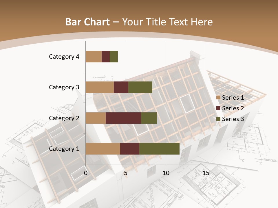 Architecture Plan Domicile PowerPoint Template