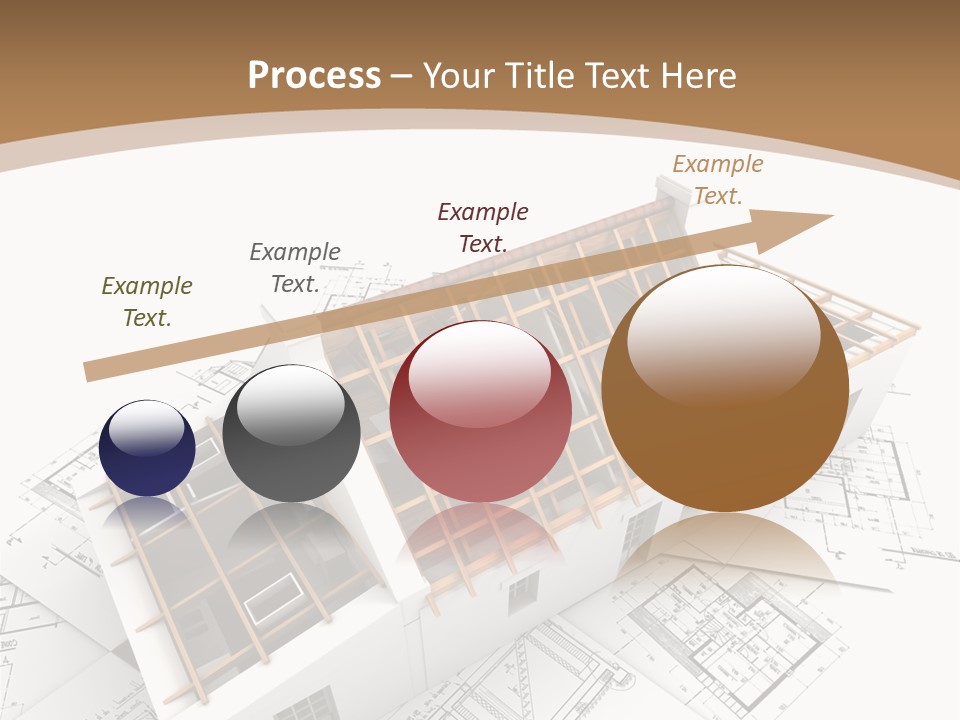 Architecture Plan Domicile PowerPoint Template