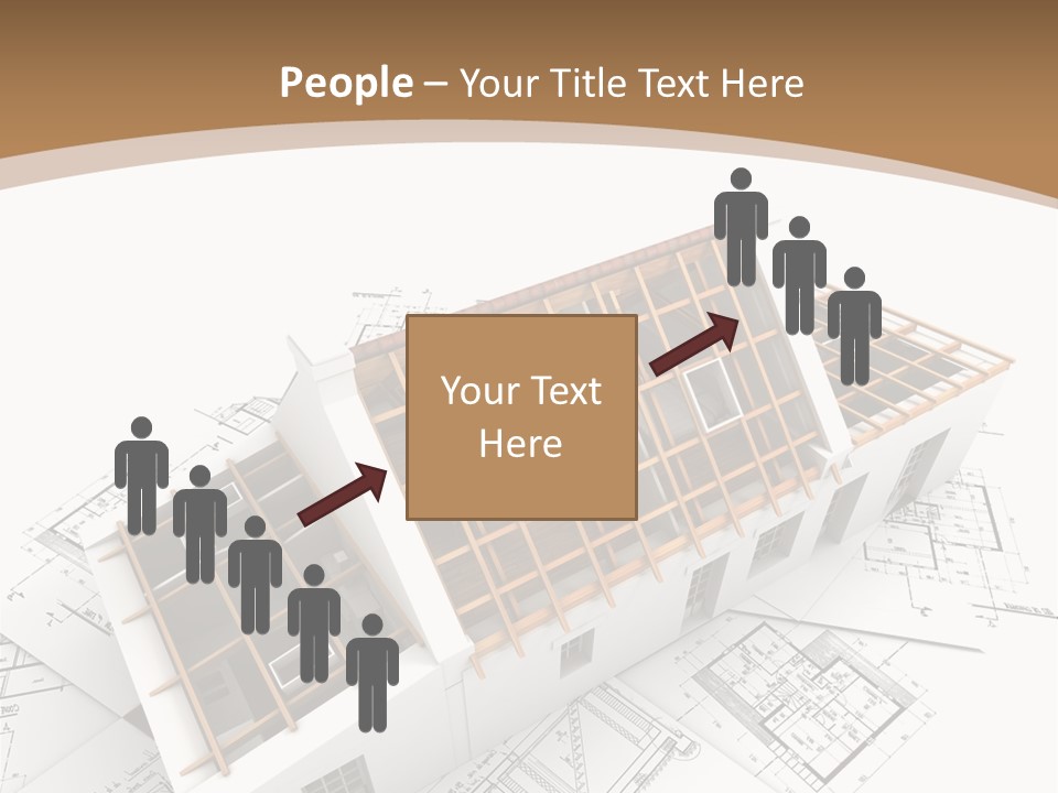 Architecture Plan Domicile PowerPoint Template