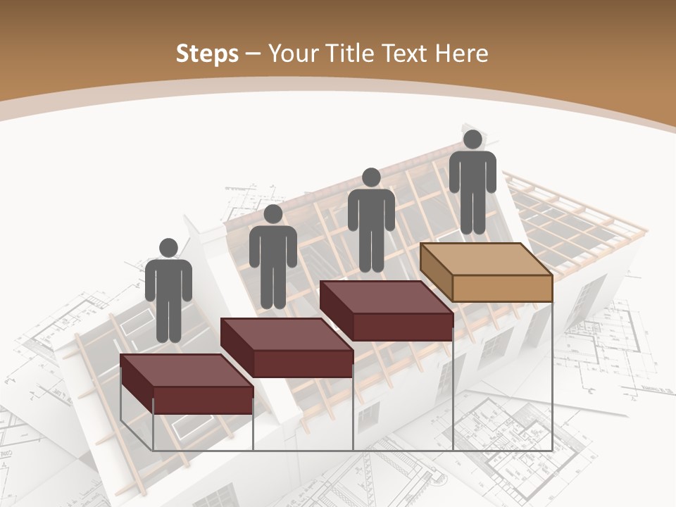Architecture Plan Domicile PowerPoint Template